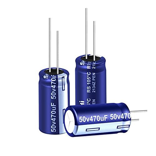 EFARMA Condensatori elettrolitici in alluminio - Kit da 20 pezzi