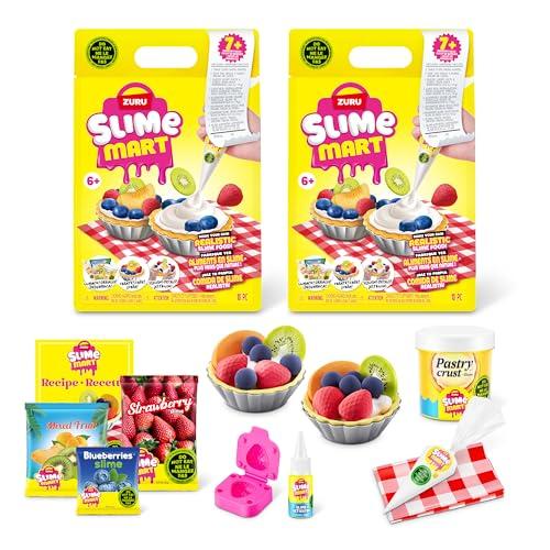 ZURU Slime Mart Crostata di Frutta - Busta Piccola, Divertimento Sensoriale e Creativo