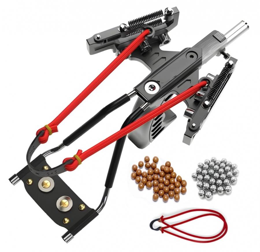 Fionda Professionale da Caccia TRUSHOT con Kit Completo