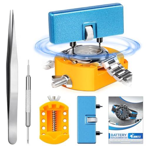 JOREST Kit Sostituzione Batteria Orologio con Apricassa e Supporto