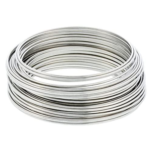 Filo di acciaio Inox 304 2mm 16.4Ft Morbido Solido Nudo Singolo Artigianato Antiruggine