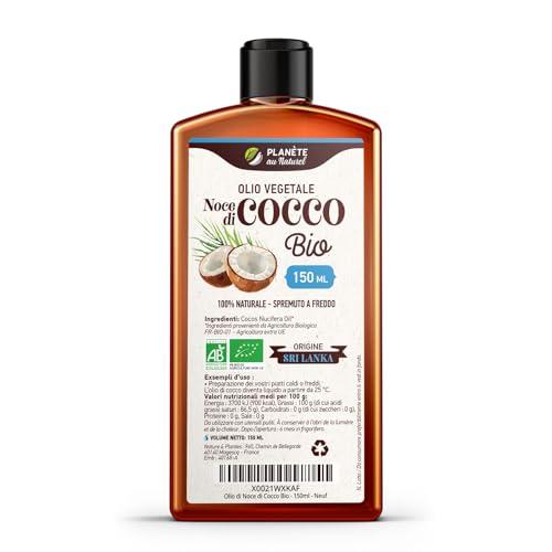 Olio di Cocco Bio Extra Vergine 150ml - Planète au Naturel