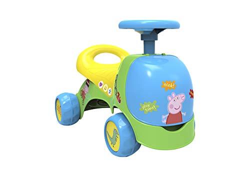 Chicco Peppa Pig Cavalcabile e Girello Racing Ride On 2in1