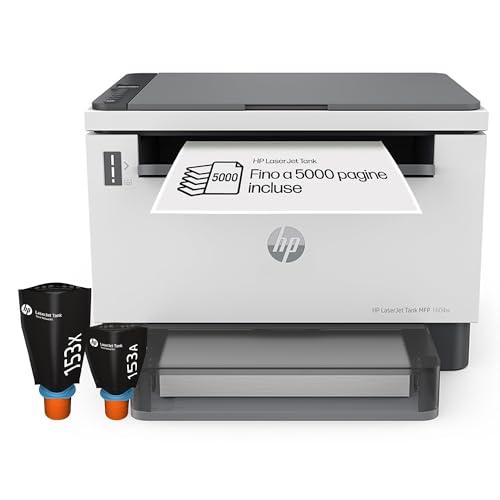 HP LaserJet Tank 1604w: Stampante Multifunzione Monocromatica con Ricarica Rapida