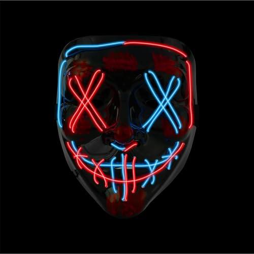 Maschera LED Halloween The Purge - Illumina il tuo travestimento