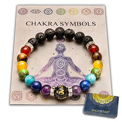 WICCSTAR Doppio Chakra Bracciale Yoga Reiki