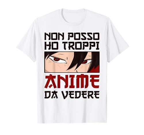Maglietta Regalo Divertente Gadget Anime Per Otaku Di Anime Giapponesi