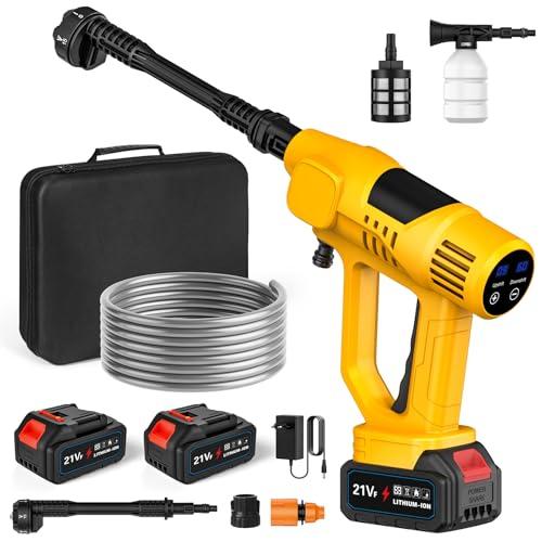 Idropulitrice a Batteria Portatile 65 Bar con Ugello 6 in 1 e Schermo LCD
