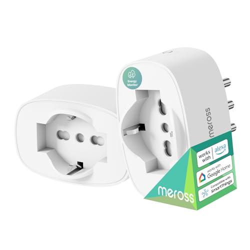 Meross Presa Smart Italiana WiFi con Monitoraggio Consumi