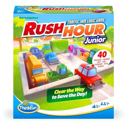 ThinkFun - Rush Hour Junior, Gioco da Tavolo per Tutta la Famiglia, 1+ Giocatori, Idea Regalo per Bambini e Bambine 5+ Anni, Edizione in Italiano