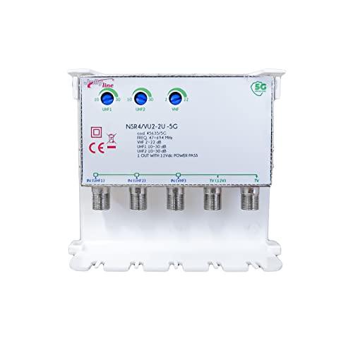 Jolly Line Amplificatore 4 transistor per esterno e attacco a palo con filtro 5G