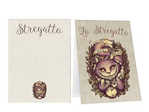 Tableau de mariage matrimonio - alice nel paese delle meraviglie set cartolina + cavalletto tavolo