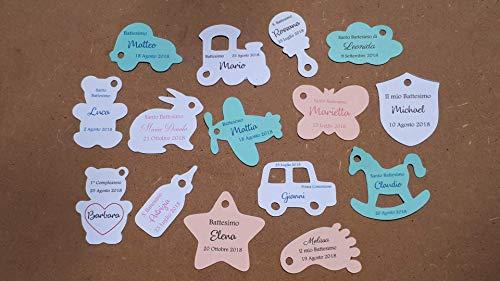 ArtigianeriA - Set di etichette per bomboniere fai da te