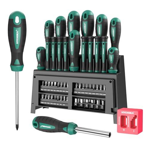 HYCHIKA Set Cacciaviti Professionali 51 Pezzi con Precisione e Kit Completo per il Fai da Te