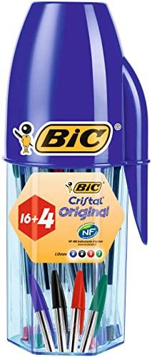 BIC Cristal Original Set 20 Penne a Sfera Colorate