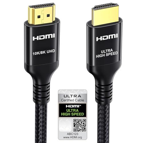 Etseinri Cavo HDMI 2.1 2M Certificato 10K 8K 4K Ultra Alta Velocità