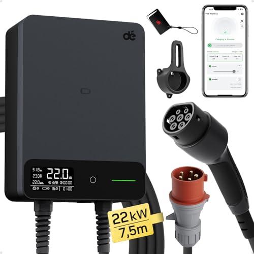 dé Wallbox 22kW Trifase con App e RFID