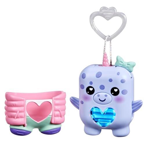 Hasbro Nano-Mals Blubby il Narvalo - Cucciolo Elettronico Interattivo Antistress