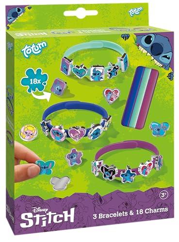 TM ESSENTIALS Stitch - Set di 18 ciondoli per bambini