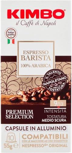 Kimbo Espresso Barista 100% Arabica - 100 Capsule Alluminio Compatibili Nespresso* Original