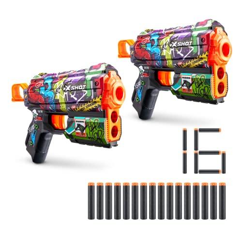 X-Shot Skins Flux Graffiti - Blaster Doppia Azione