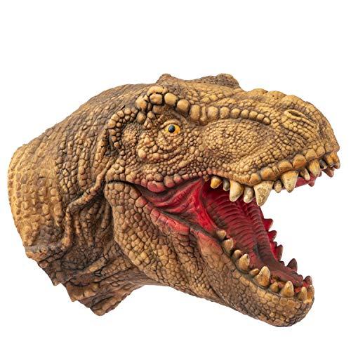 Hanzwa Burattino a Mano Dinosauro T-Rex Realistico in Gomma Morbida