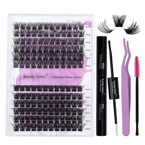 Extension Ciglia Ciuffetti Kit D Curl 0.07mm Cluster Lashes Kit FD18+B Mix 12-16mm
