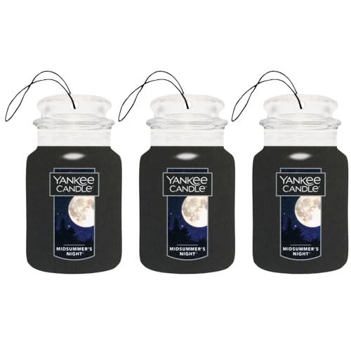 Yankee Candle Car Jar - Notte di Mezza Estate (Midsummer's Night) - Set da 3