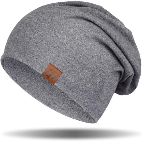 Berretto Unisex in Cotone Grigio - Morbido, Leggero e Traspirante