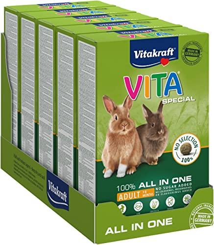 Vitakraft Vita Special Cibo per Coniglio Nano - Anti-Odori, Ricco di Fibre e Vitamine