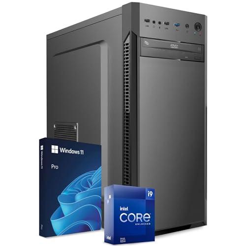 PC Fisso Completo - Computer Desktop Intel Core i9-14900 • RAM 32GB DDR4 • 1TB NVMe M.2 • Scheda Video GeForce GT 1030 4GB • Wi-Fi AC e Bluetooth • Masterizzatore DVD • HDMI • USB 3.0 • Windows 11 Pro