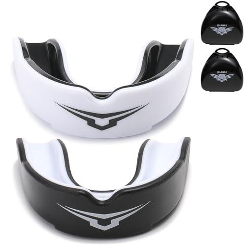 Paradenti per Bambini 11-16 Anni (Confezione da 2) - Protezione Orale Comfortevole per Sport da Contatto