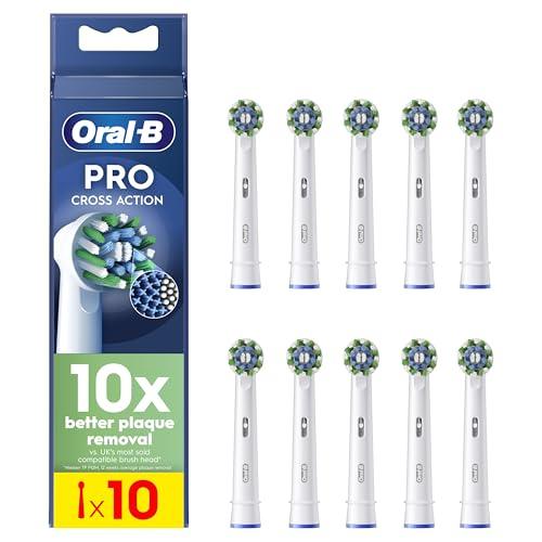 Oral-B CrossAction Testine di Ricambio per Spazzolino Elettrico - 10 Pezzi