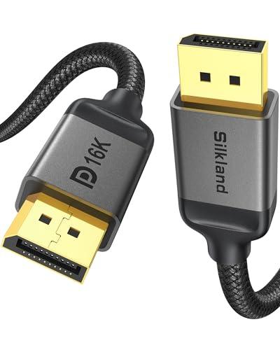 Cavo DisplayPort 2.1 Silkland 16K Certificato VESA, 2 metri