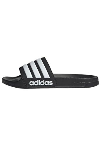 Adidas Adilette Shower Slides Infradito Unisex-Adulto Nero/Bianco