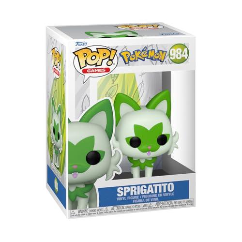 Funko POP! Games: Pokemon - Sprigatito - Figura in Vinile da Collezione
