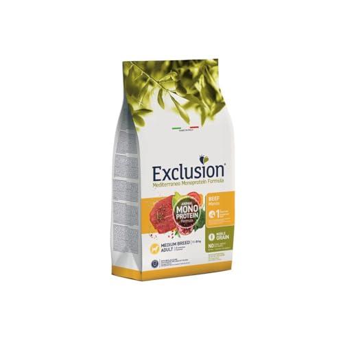 Exclusion Monoprotein Medium Adult Manzo 3kg