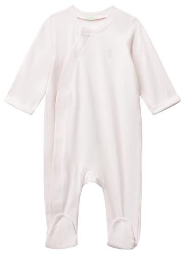 United Colors of Benetton Tutina Unisex in Jersey Stretch con Ricamo Coniglietto