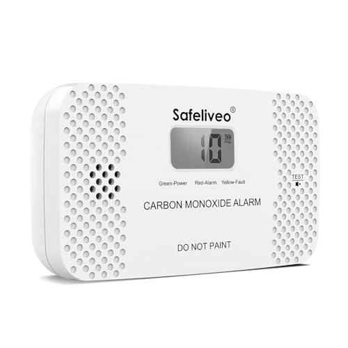 Safelifeo Rilevatore di Monossido di Carbonio con Schermo LCD