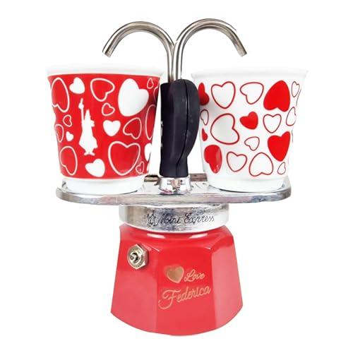 Moka Mini Express Personalizzata con Incisione Laser - 2 Tazze