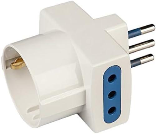 Poly Pool PP0467S Adattatore Triplo Spina Piccola
