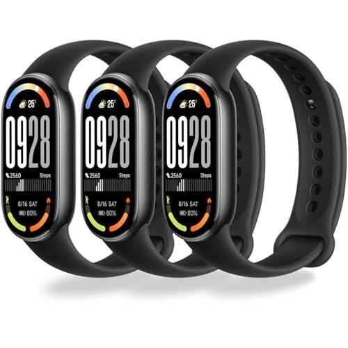 Monuary 3 Pezzi Cinturino Compatibili con Xiaomi Smart Band 10/9/8