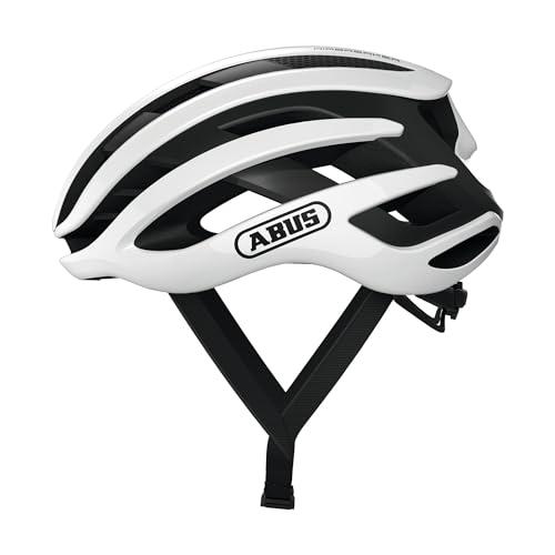 ABUS AirBreaker Casco da Ciclismo Bianco Taglia L