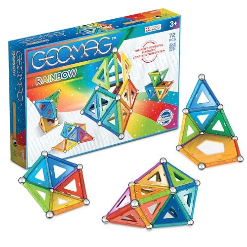 Geomag Rainbow - Gioco di Costruzioni Magnetiche Colorate, 72 Pezzi