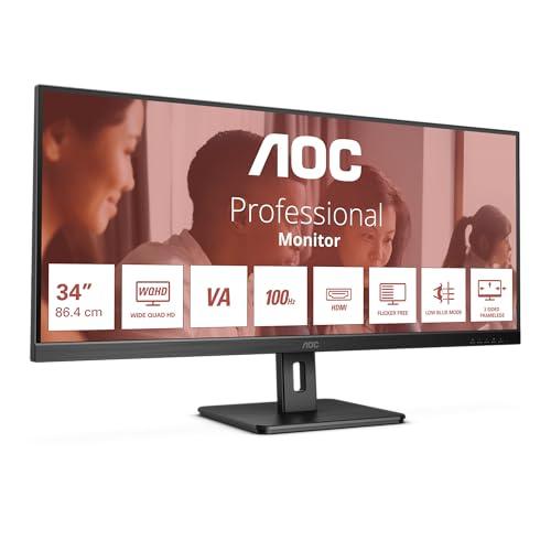 AOC U34E2M - Monitor WQHD da 34 pollici