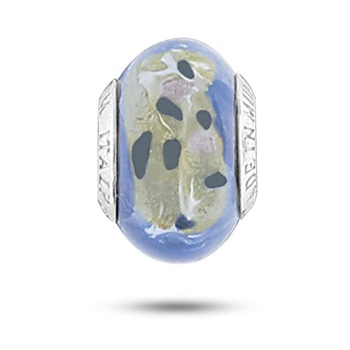Charm Murrina Venetiaurum in Vetro di Murano e Argento 925