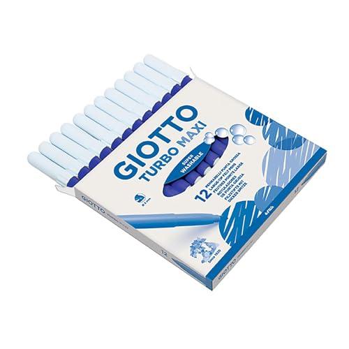 Giotto Turbo Maxi - Set 5 Pennarelli Blu
