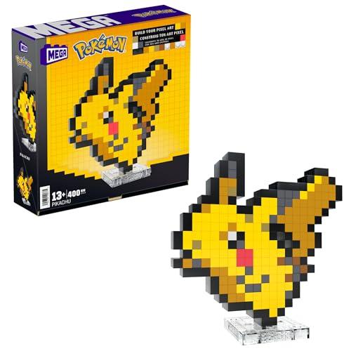 MEGA Pokémon Showcase - Pikachu, Set Costruibile Pixel Art Retrò