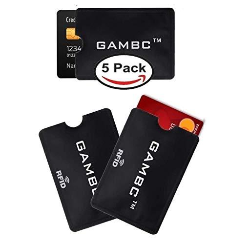 GAMBC 5 PZ Custodia Carta di Credito RFID Protection