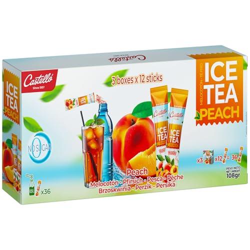 Castello Since 1907 Tè Freddo Solubile Zero Pesca (36 Bustine)